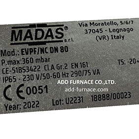 Madas Mod.: EVPF/NC DN80 (0)